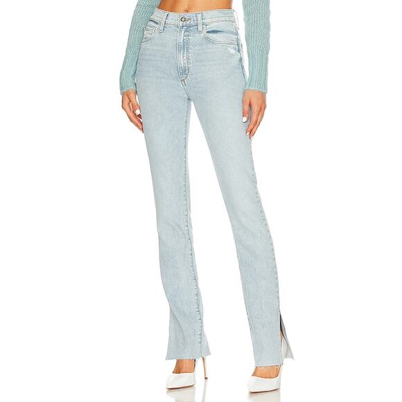 Favorite Daughter 'Valentina' Blue Super High Rise Tower Denim Jean Size 27 - Picture 1 of 5